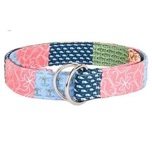 Vineyard Vines ~ Patchwork D Ring Belt